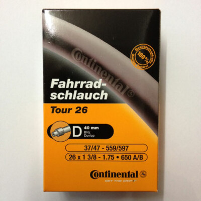 26x1 3/8"-1.75" Schlauch Continental Dunlop