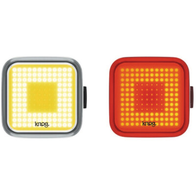 LED Lichtset Knog Blinder Square twin pack black