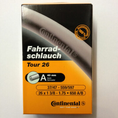 26x1 3/8"-1,75" Schlauch Continental Schrader